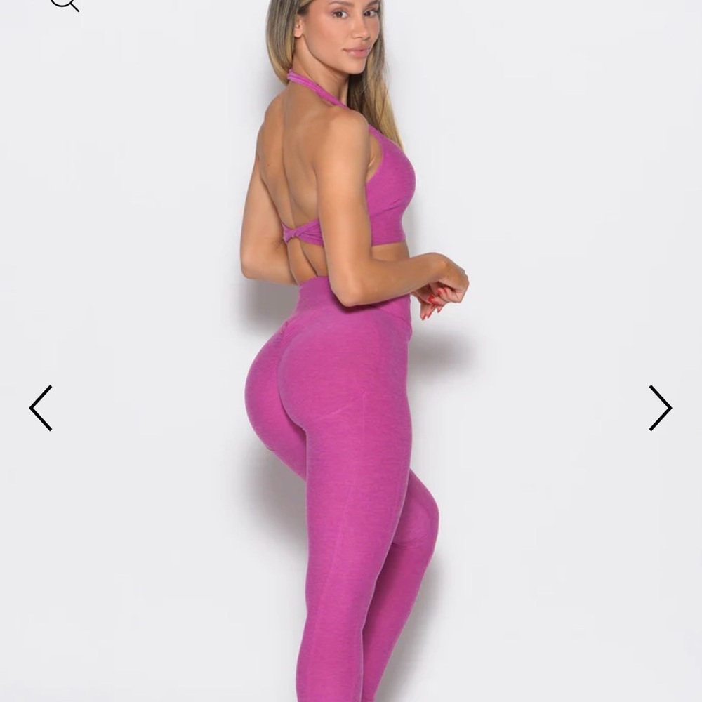 Bombshell Sportswear Uplift Peach Leggings, Laserberry, S, NWT - Picture 4 of 10